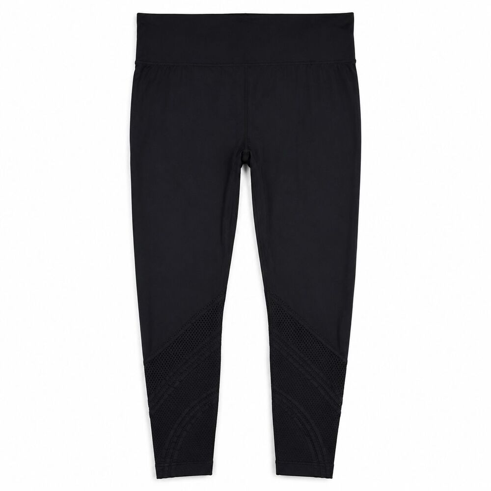 Marika High Rise Leggings Women's XL Black Mesh Panel Compression Workout Yoga